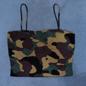 Camoflauge Crop Top